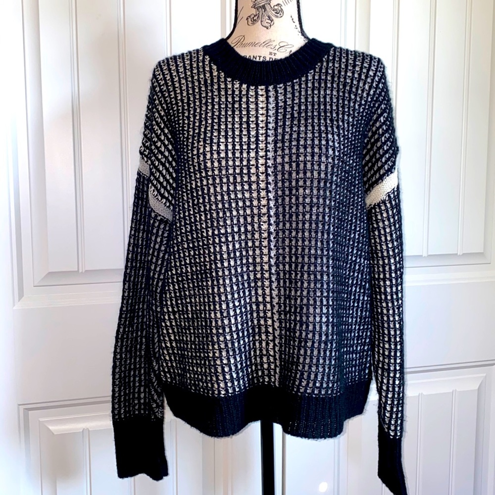Window Pane Knit Sweater - Picture 2 of 7
